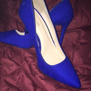 Charlotte Russe royal blue heels!